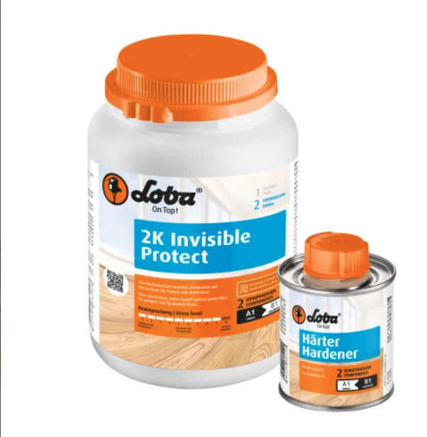 Лак LOBADUR 2K INVISIBLE PROTECT ультра-матовый 1 л